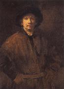 REMBRANDT Harmenszoon van Rijn The Large Self-Portrait painting